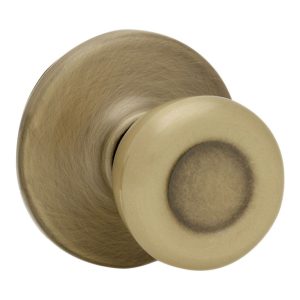 Kwikset Tylo Antique Brass Passage Lockset 1-3/4 in.