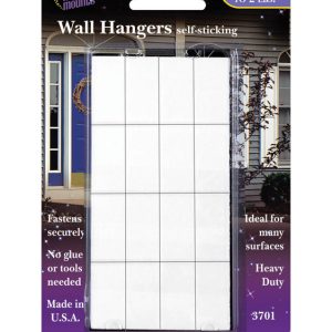 Magic Mounts Self Stick Heavy Duty Adhesive Hangers 2 lb 16 pk