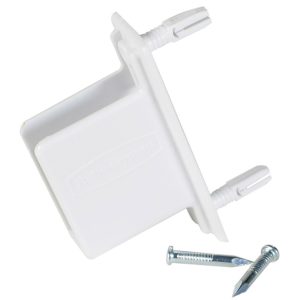 Rubbermaid 8.6 in. H X 7 in. W X 1.3 in. L Metal Fast Track Wall/End Bracket