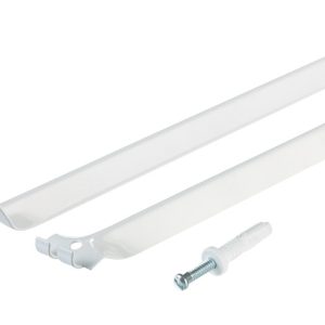 Rubbermaid 1.1 in. W X 12 in. L Aluminum Support Brace/ Wall Anchor W/Drive Pin