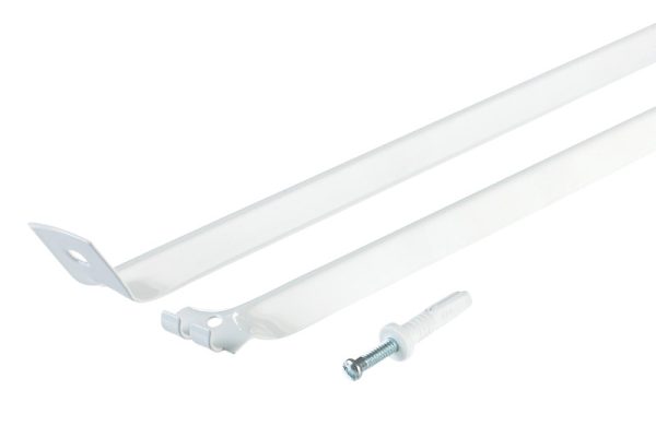 Rubbermaid 1.1 in. H X 12 in. W X 16 in. L Aluminum Support Brace W/Drive Pin