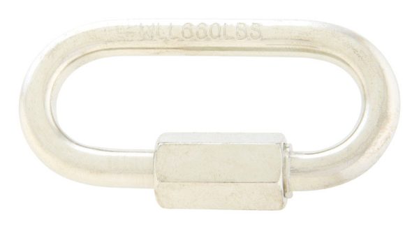 Campbell Zinc-Plated Steel Quick Link 660 lb 2 in. L