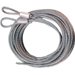 Prime-Line 5.75 in. W X 12 ft. L X 1/8 in. D Carbon Steel Extension Cables