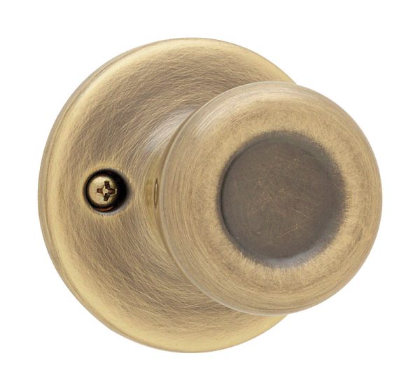Kwikset Tylo Antique Brass Dummy Knob Right or Left Handed