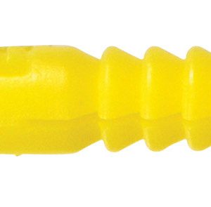 Hillman 0.164 in. D X 7/8 in. L Plastic Round Head Ribbed Anchor 100 pk