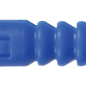 Hillman 0.164 in. D X 1-1/4 in. L Plastic Round Head Ribbed Anchor 100 pk