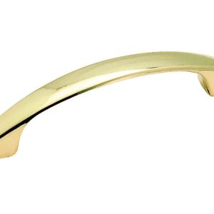 Amerock Allison Cabinet Pull 3 in. Polished Brass 1 pk