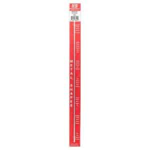 K&S 12 in. L X 0.1 in. D Aluminum Rod 1 pk