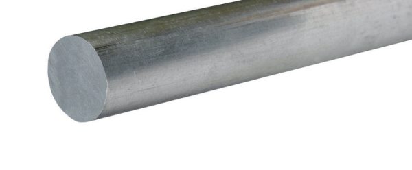 K&S 12 in. L X 0.5 in. D Aluminum Rod 1 pk