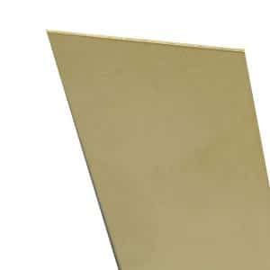 K&S 0.016 in. X 6 in. W X 12 in. L Mill Brass Plain Sheet Metal