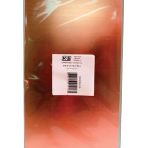 K&S 0.025 in. X 6 in. W X 12 in. L Copper Sheet Metal