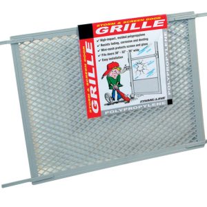 Prime-Line Gray Plastic Screen Door Grille 1 pc