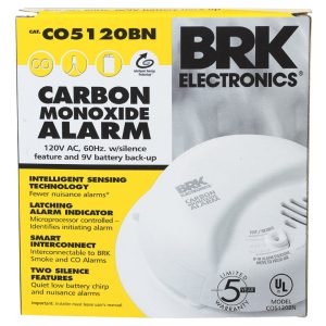 BRK Hard-Wired w/Battery Back-up Electrochemical Carbon Monoxide Detector