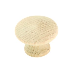 Amerock Allison Round Cabinet Knob 1-1/4 in. D 15/16 in. Unfinished 2 pk