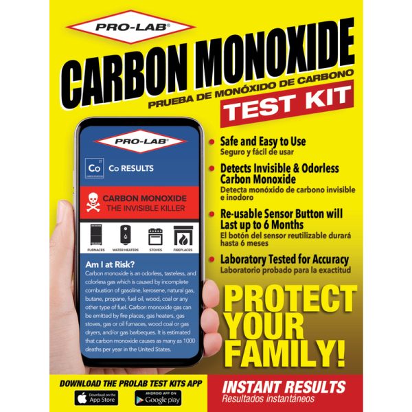 Pro-Lab Carbon Monoxide Test Kit 1 pk