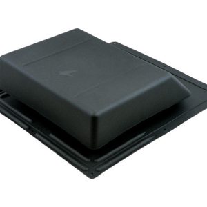 Air Vent 14.9 in. H X 16.6 in. W X 28 in. L X 9 in. D Black Plastic Roof Vent