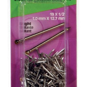 Hillman 19 Ga. X 1/2 in. L Bright Steel Brad Nails 1 pk 1.75 oz