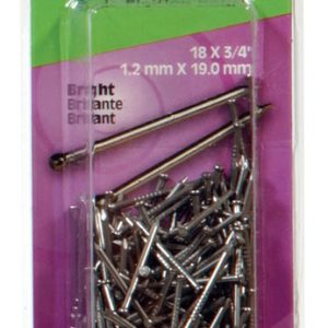 Hillman 18 Ga. X 3/4 in. L Bright Steel Brad Nails 1 pk 2 oz