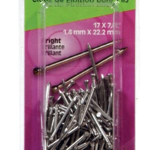 Hillman 17 Ga. X 7/8 in. L Bright Steel Brad Nails 1 pk 2 oz