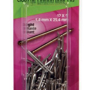 Hillman 17 Ga. X 1 in. L Bright Steel Brad Nails 1 pk 2 oz
