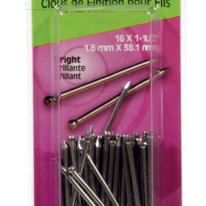 Hillman 16 Ga. X 1-1/2 in. L Bright Steel Brad Nails 1 pk 1.75 oz