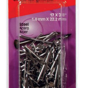 Hillman 17 Ga. X 7/8 in. L Bright Steel Wire Nails 1 pk 2 oz