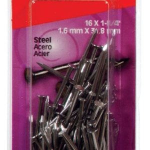 Hillman 16 Ga. X 1-1/4 in. L Bright Steel Wire Nails 1 pk 1.75 oz