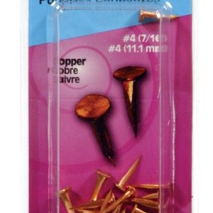 Hillman No. 4 X 7/16 in. L Copper Cut Tacks 0.5 pk