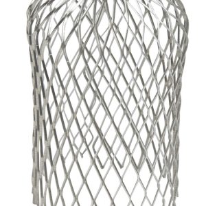 Amerimax 3 in. W X 5 in. L Gray Galvanized Steel Gutter Strainer