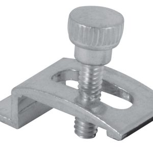 Prime-Line Mill Aluminum Storm Door Panel Clip For 1/2 inch 8 pk