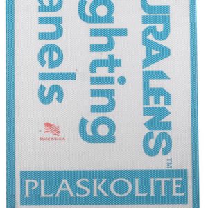 Plaskolite Duralens Prismatic 47.75 in. L X 23.75 in. W 0.065 in. Square Edge Lighting Panel 20 pk