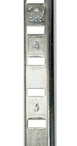 Knape & Vogt Steel Heavy Duty Shelf Pilaster 23 Ga. 36 in. L 250 lb