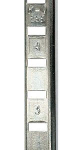 Knape & Vogt Steel Heavy Duty Shelf Pilaster 23 Ga. 60 in. L 250 lb