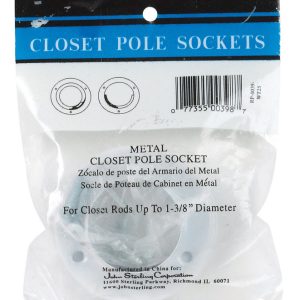 John Sterling Pro 1-3/8 in. L X 1-3/8 in. D White Steel Rod Socket