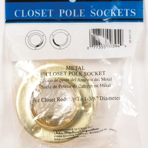 John Sterling Pro 1-3/8 in. L X 1-3/8 in. D Brass Steel Rod Socket