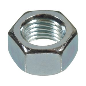 Hillman 7/8 in. Zinc-Plated Steel USS Hex Nut 10 pk