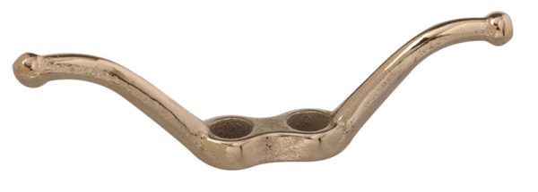 Campbell Nickel-Plated Nickel Rope Cleat 4-1/2 in. L