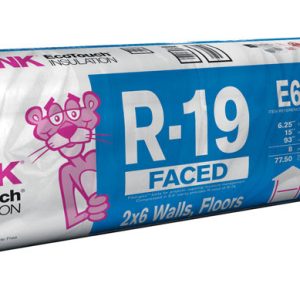 Owens Corning EcoTouch 15 in. W X 93 in. L 19 Kraft Faced Fiberglass Insulation Batt 77.5 sq ft