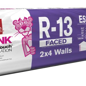 Owens Corning Eco Touch 23 in. W X 93 in. L 13 Kraft Faced Fiberglass Insulation Batt 148.54 sq ft