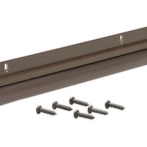 M-D Bronze Aluminum Sweep For Garage Doors 36 in. L