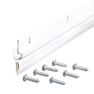 M-D White Aluminum Door Set Seal For Garage Doors 36 in. L X 1/4 in.