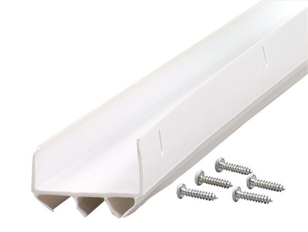 M-D White Vinyl Door Set Seal For U-shaped 36 in. L X 1-3/4 in.