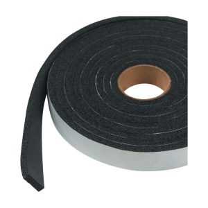 M-D Black Sponge Rubber Weather Stripping Tape For Auto and Marine 10 ft. L X 1/4 in.