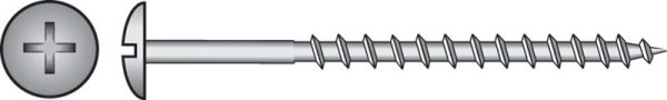 Hillman No. 10 X 2-1/2 in. L Phillips Black Phosphate Cabinet Screws 100 pk