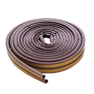 M-D Brown Rubber Weatherstrip For Doors and Windows 17 ft. L X 0.3 in.
