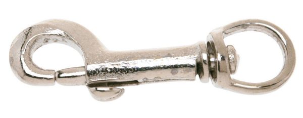 Campbell Nickel Plated/Iron Iron Bolt Snap 60 lb 2-15/16 in. L