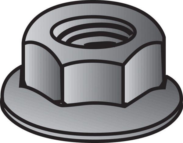 Hillman 3/8 in. Zinc-Plated Steel USS Whiz Lock Nut 100 pk