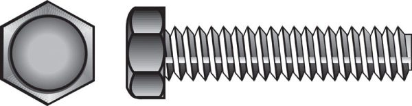 Hillman 5/16 in. D X 1-1/2 in. L Zinc Plated Steel Hex Tap Bolt 100 pk