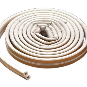 M-D White Rubber Weatherstrip For Doors and Windows 204 in. L X 0.3 in.