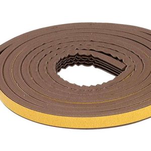 M-D Brown Rubber Weatherstrip For Doors and Windows 10 ft. L X 5/16 in.